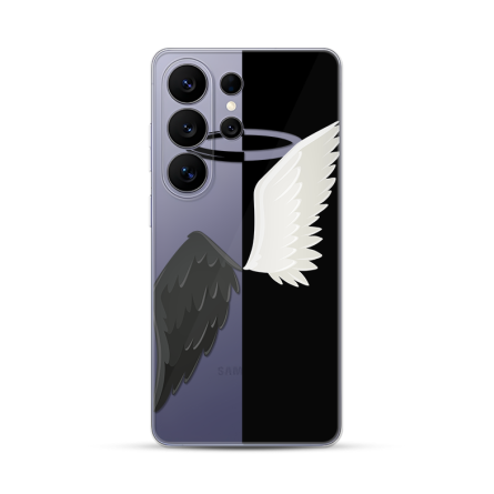 Silikonska Maskica za Samsung Galaxy S26 Ultra - Black & White 263230