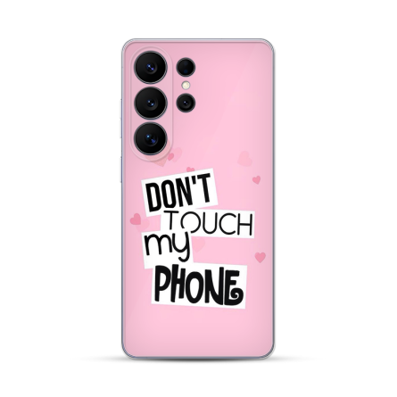 Silikonska Maskica za Samsung Galaxy S26 Ultra - Don't Touch My Phone - 2 264345