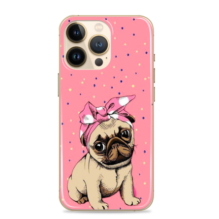 Silikonska Maskica - "Pink Pug" - S51 223550