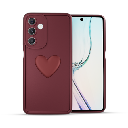 Silikonska "3D Heart" Maskica za Samsung Galaxy A55 u više boja 254448