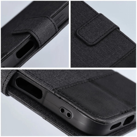 Gomma preklopna maskica za iPhone 17 Pro Max - Crna 264947