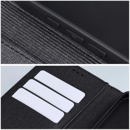 Gomma preklopna maskica za iPhone 17 Pro Max - Crna 264949
