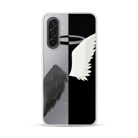 Silikonska Maskica za Samsung Galaxy A17 - Black & White 254544