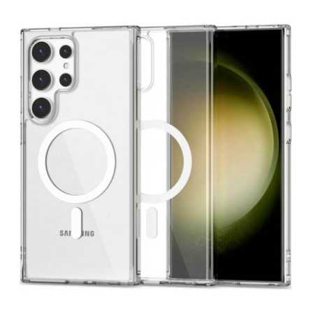 MagSafe Prozirna Silikonska maskica za Samsung Galaxy S24 Ultra 259778