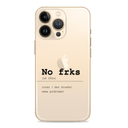 Silikonska maskica za mobitel - No frks - slang-39 240547