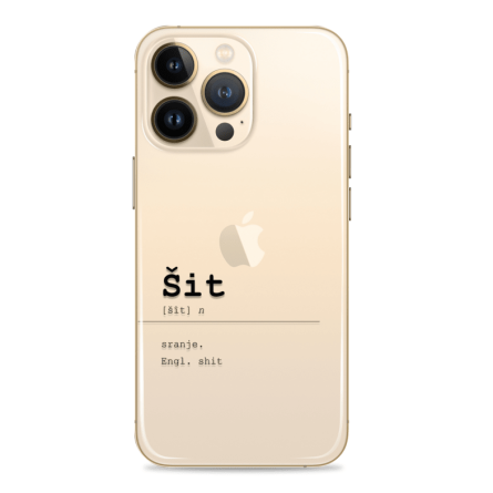 Silikonska maskica za mobitel - Šit - slang-44 240537