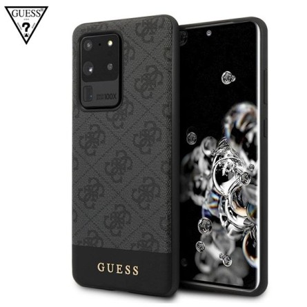 GUESS Etui Originalna Maskica za Galaxy S20 Ultra – Crna 100645