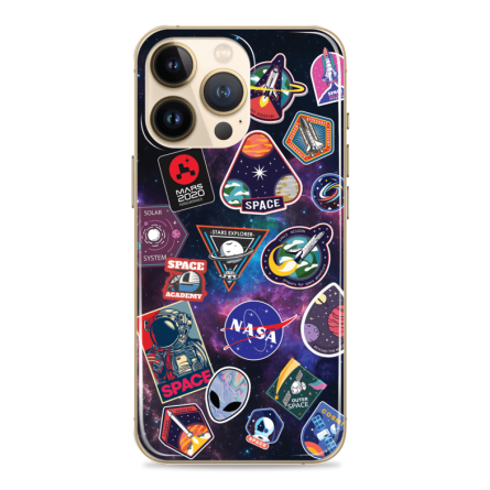 Silikonska maskica za mobitel - Space Icons - svemir31 240987