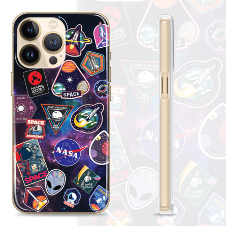 Silikonska maskica za mobitel - Space Icons - svemir31 240988