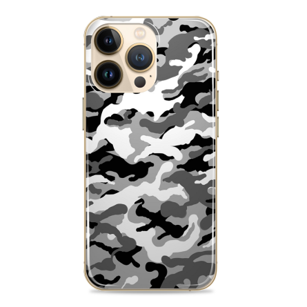 Silikonska maskica za mobitel - Camouflage - siva - 122 247777