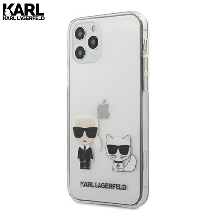 Karl Lagerfeld Karl & Choupette Transparent maskica za iPhone 12 Pro 108864