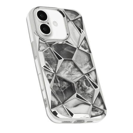 2u1 TWINKI Premium Maskica za iPhone 16 - Srebrna 246598