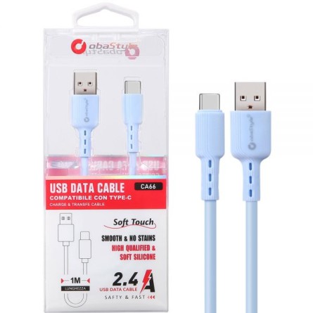 2.4A USB Type C Punjački/Data kabel (100 cm) – Više boja 123307