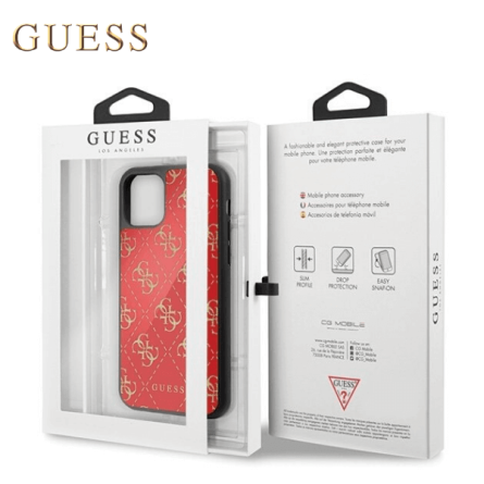 Glitter GUESS maskica za iPhone 11 Pro – Crvena 44134