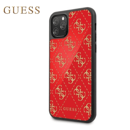 Glitter GUESS maskica za iPhone 11 Pro – Crvena 44136