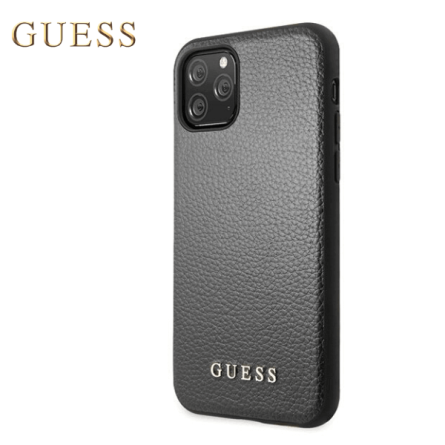 Kožna GUESS Iridescent maskica za iPhone 11 Pro – Crna 44151