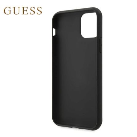 Kožna GUESS Iridescent maskica za iPhone 11 Pro – Crna 44153
