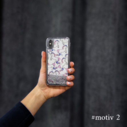 Liquid Sparkle Unicorn silikonska maskica za iPhone X / XS - Više boja 160903