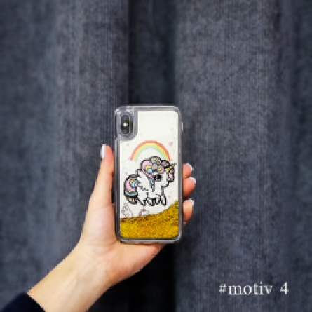 Liquid Sparkle Unicorn silikonska maskica za iPhone X / XS - Više boja 160904