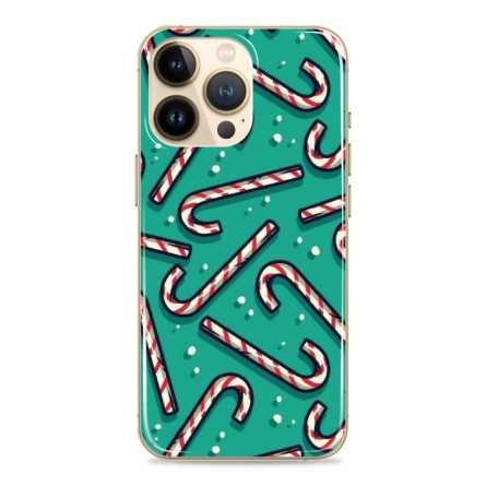 Silikonska Maskica za mobitel - "Candy Cane Green Pattern" - winter13 222128