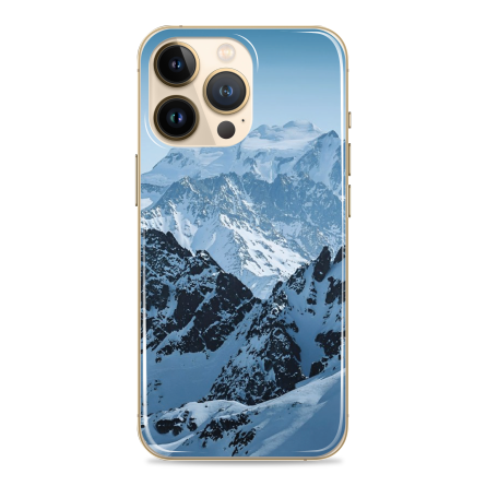 Silikonska Maskica za mobitel - "White Mountains" - winter45 222452