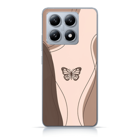 Silikonska Maskica za Xiaomi 14T Pro - Butterfly Line 244827