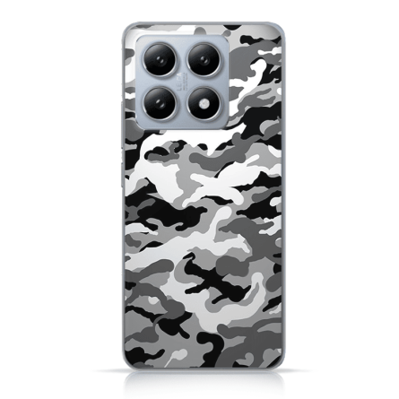 Silikonska Maskica za Xiaomi 14T Pro - Camouflage - siva 244831