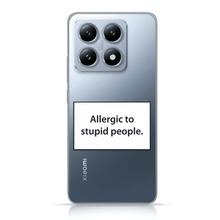 Silikonska Maskica za Xiaomi 14T - Allergic to Stupid People 244770