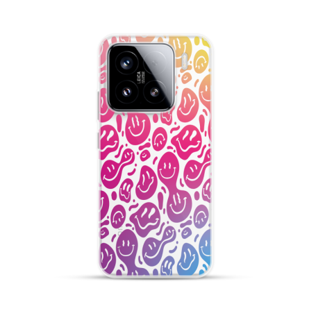 Silikonska Maskica za Xiaomi 15 - Colorful Smiley 248627