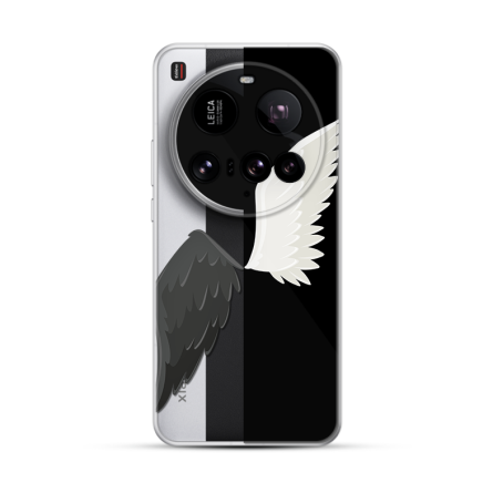 Silikonska Maskica za Xiaomi 15 Ultra - Black & White 263034