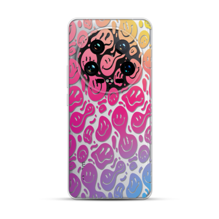 Silikonska Maskica za Xiaomi 14 Ultra - Colorful Smiley 262835