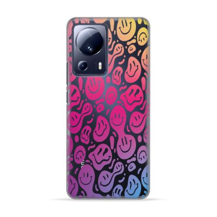 Silikonska Maskica za Xiaomi 13 Lite - Colorful Smiley 237105