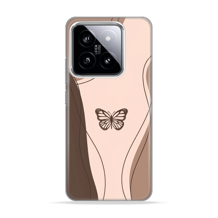 Silikonska Maskica za Xiaomi 14 Pro - Butterfly Line 246732