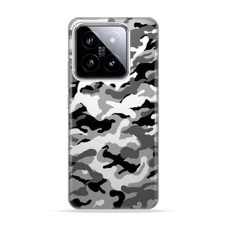 Silikonska Maskica za Xiaomi 14 - Camouflage - siva 232676