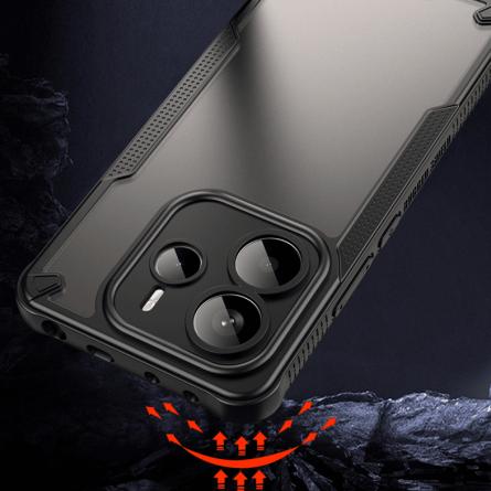 Defender Matt maskica za Redmi Note 14 (5G) - Crna 250149
