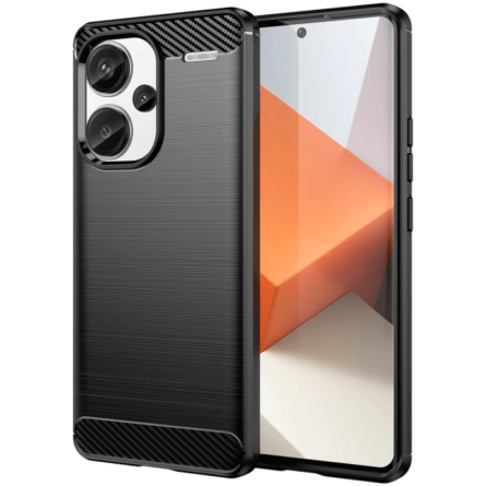 Silikonska Carbon Maskica za Redmi note 13 Pro Plus (5G) - Crna 231411