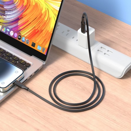 XO Type-C na Type-C data kabel - 60W - 100cm - crni 265455