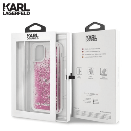 Karl Lagerfeld Glitter Fun za iPhone 11 Pro Max – Roza 43815