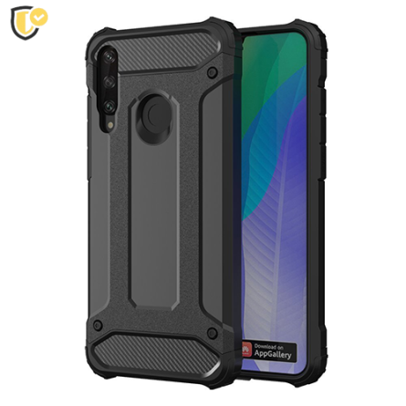 Defender II Silikonska Anti Shock Maskica za Huawei Y6p - Crna 108660