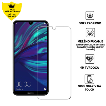 Zaštitno Staklo za ekran za Huawei Y6P (2D) - Prozirno 139740