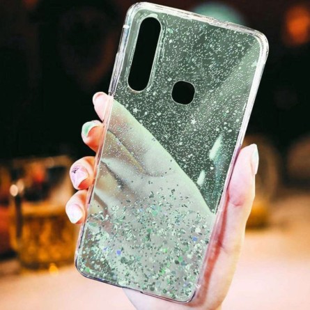 Glitter - Prozirna šljokičasta - Silikonska Maskica za Galaxy A72 / A72 (5G) - Više boja 136294