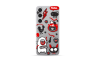 Silikonska Maskica za Galaxy S24 Plus - Doodle Red 233903