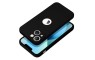 Silikonska maskica s rupom za logo za iPhone 11 - crna 222378