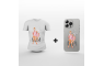 Ženska Majica + Silikonska maskica za mobitel - 139 248308
