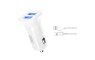 XO Autopunjač - 2x USB na Lightning kabel - 2.4A - 12W - više boja 202597
