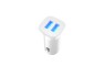 XO Autopunjač - 2x USB na Lightning kabel - 2.4A - 12W - više boja 202594