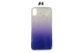 iPhone X/XS - Silikonska šljokičasta poluprozirna maskica 224316