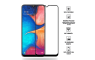 Zaštitno Staklo za ekran za Samsung Galaxy A20e (3D) - (Prozirno sa crnim rubovima) 34071