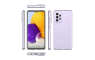 Ultra tanka Prozirna Silikonska maskica za Samsung Galaxy A72 / A72 (5G) 250939