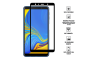 Zaštitno Staklo za ekran za Samsung Galaxy A7 (2018) (3D) - (Prozirno sa crnim rubovima) 34068